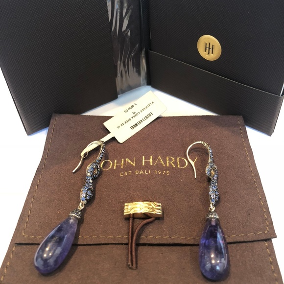 John Hardy Jewelry - John Hardy Legends Cobra Batu Earrings Tanzanite